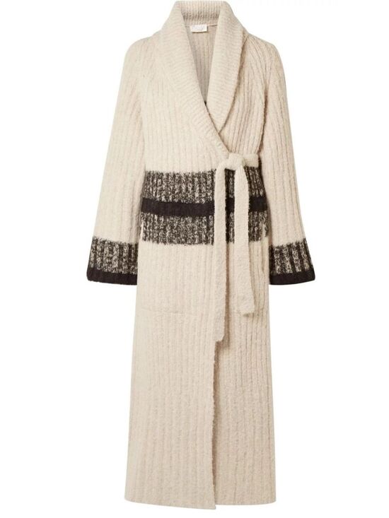 Chloe Sweaters - Chloé Striped Ribbed Cashmere Cardigan Size S/ M ~ No original Tag